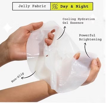 Glass Lizzard jelly mask product detail with callouts